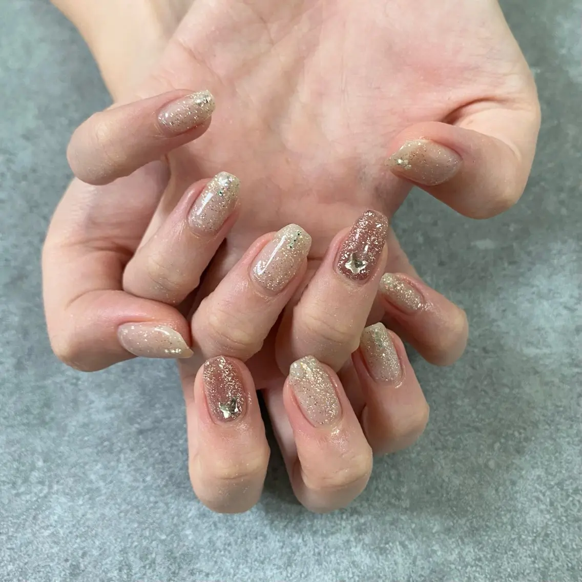 ネイル フラッシュネイル ハンドネイル nail salon muuのネイルデザイン
