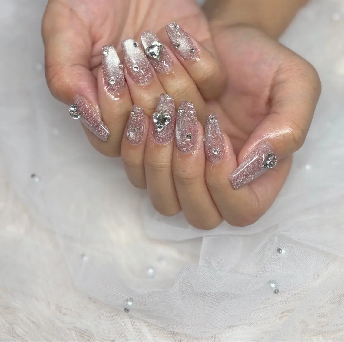 ネイル フラッシュネイル フラッシュマグ マグネットネイル Nail salon Relierのネイルデザイン