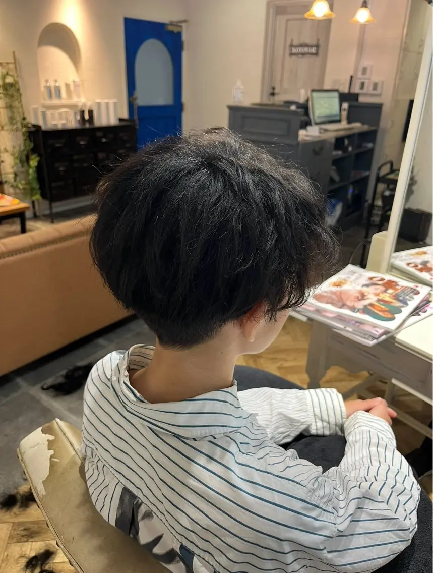 【レディース限定】メンズライクカット＋パーマ(ナチュラル​〜​ツイスパなど)＋トリートメント※パーマによってお値段変わりますの写真