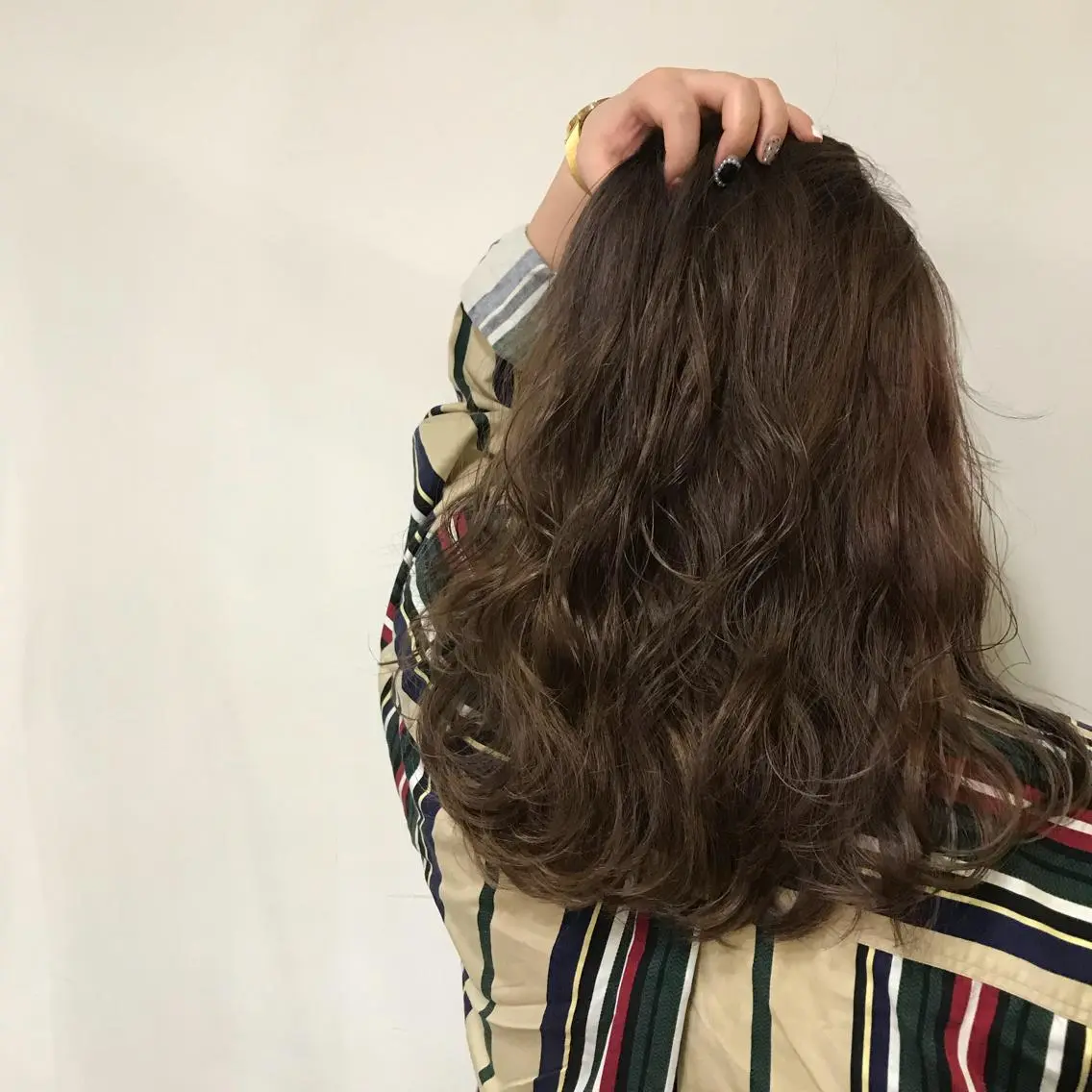 セミロング カラー ベージュカラー パープルカラー ヘアカラー トリートメント レイヤー/顔周り /AKARIのヘアスタイル