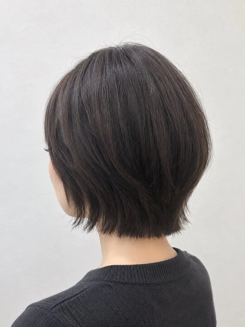 【モデルカット✨】レイヤーボブカット+簡単トリートメントの写真