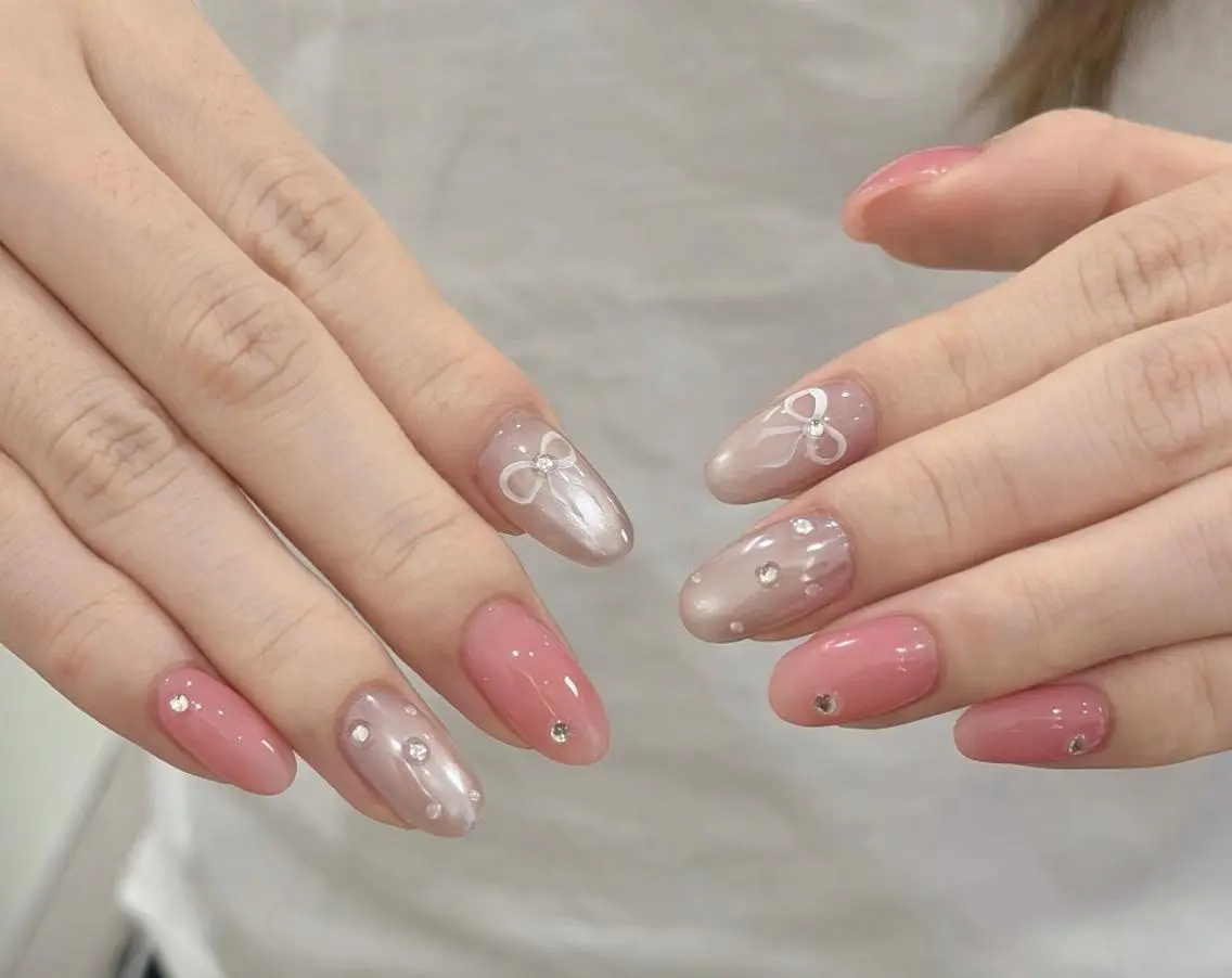 ネイル ハンドネイル By moonネイル 🌷ワンホン/韓国風のネイルデザイン