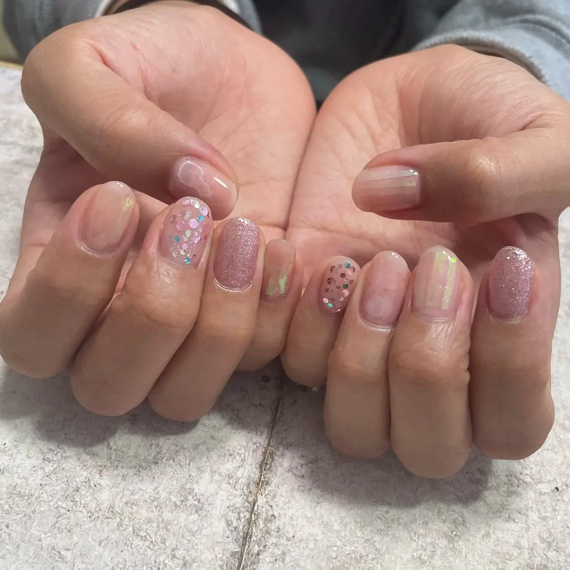 ニュアンスネイルの写真