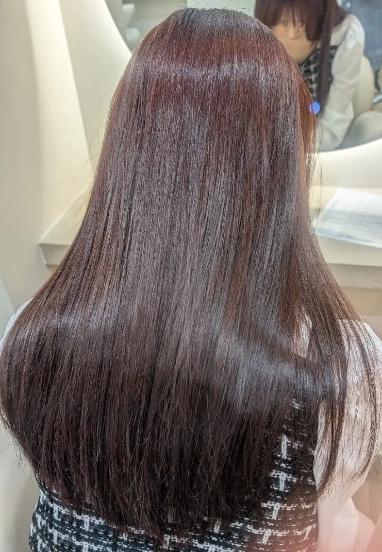 【✨️うるツヤ仕上げ✨️】髪質改善ストレート＋4stepトリートメント✨️の写真