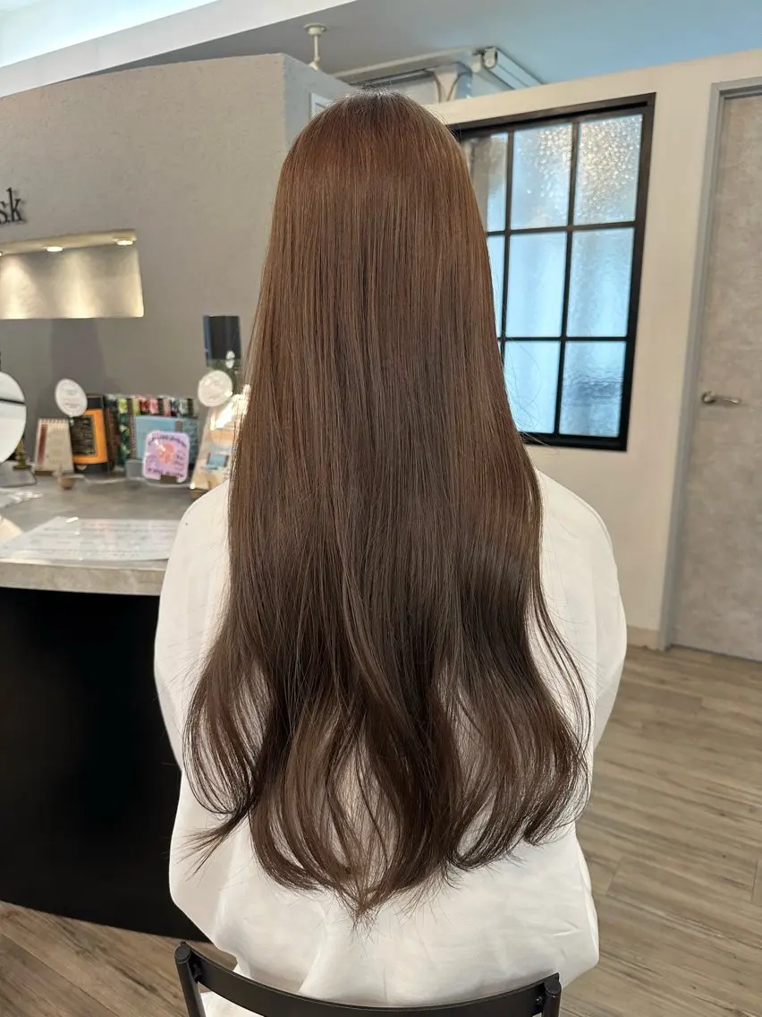 ロング カット ヘアカラー トリートメント sato ayaka |透明感カラー🫧のヘアスタイル