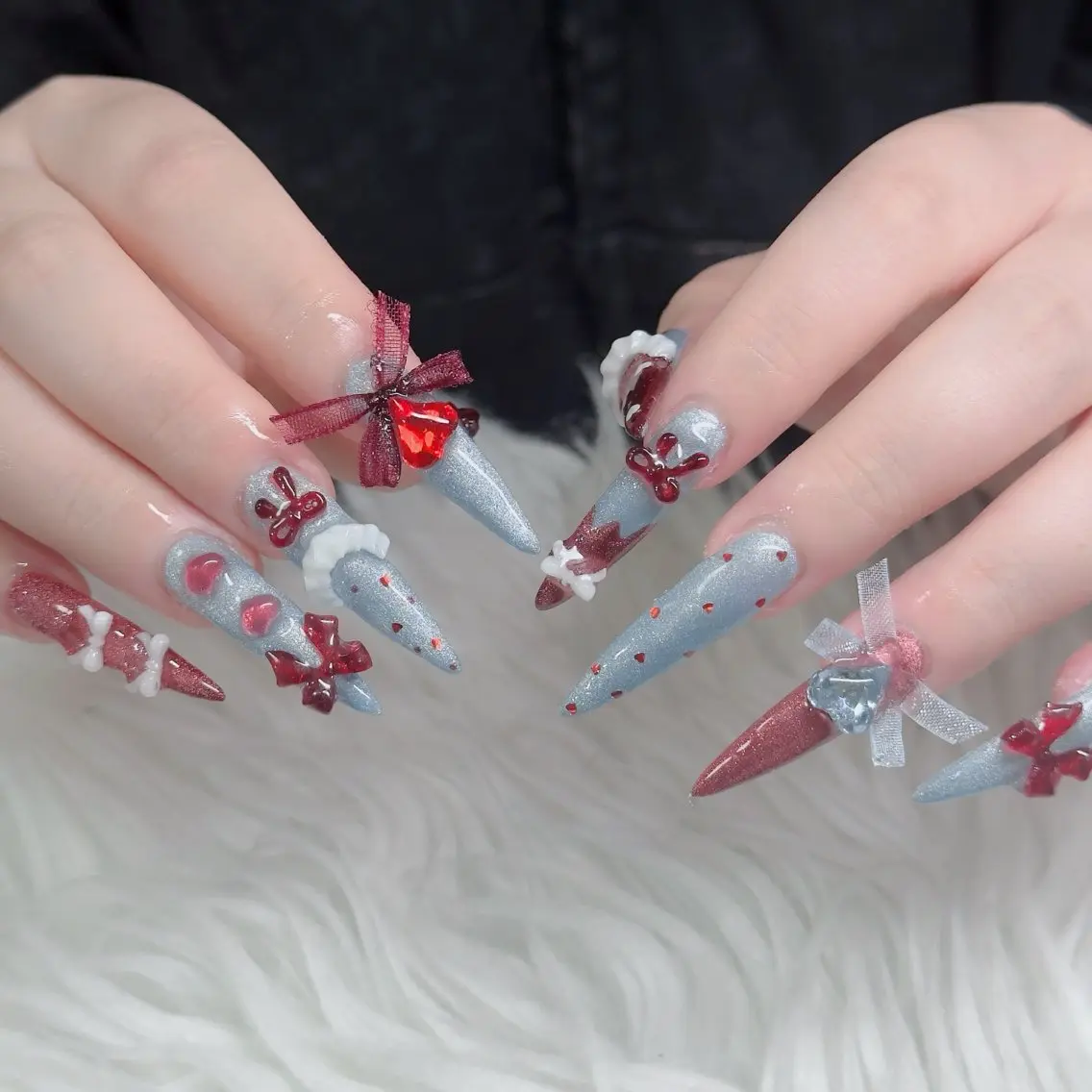 ネイル フットネイル フレンチネイル グラデーション 韓国ネイル ロングネイル ハンドネイル Hani Nail Salonのネイルデザイン