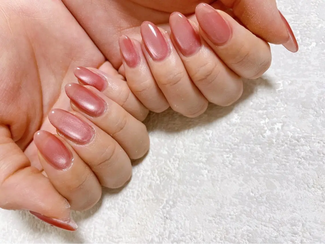 ネイル オーロラネイル フットネイル フレンチネイル ジェルネイル 韓国ネイル ハンドネイル mogunail &blowのネイルデザイン