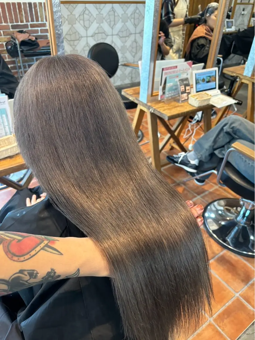 ロング 藤原 拓人のヘアスタイル