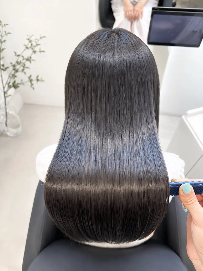 【縮毛✨業界最高峰】プレミアム髪質改善ストレート+カットの写真