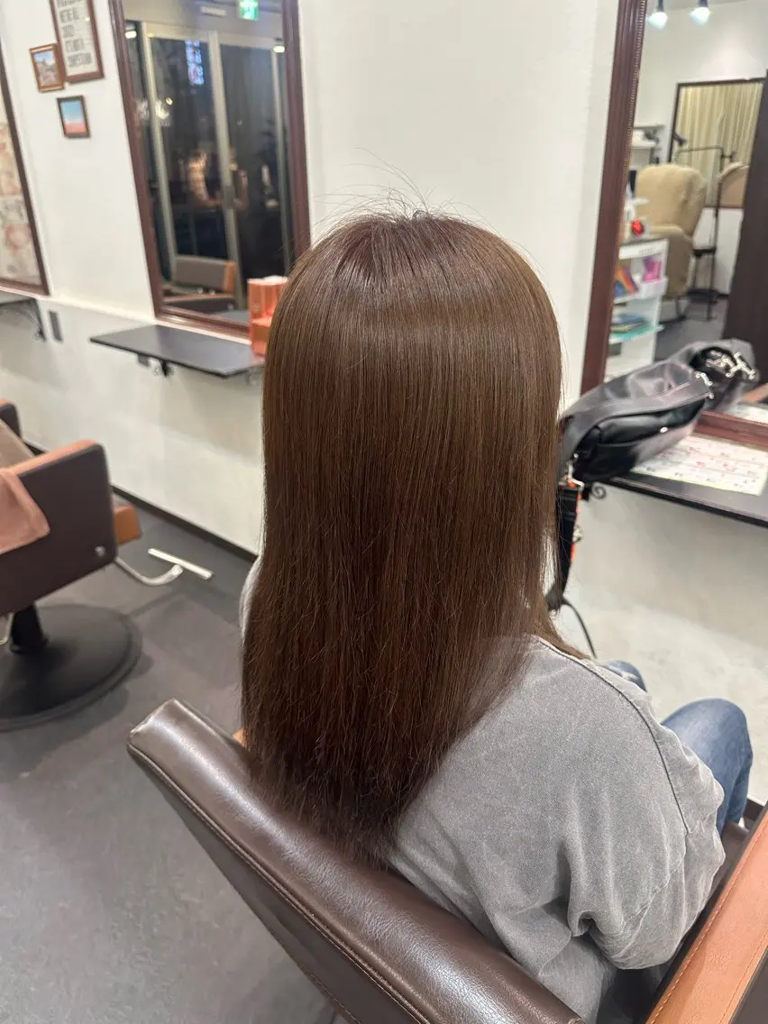 ロング カラー MOMO 💕💕のヘアスタイル