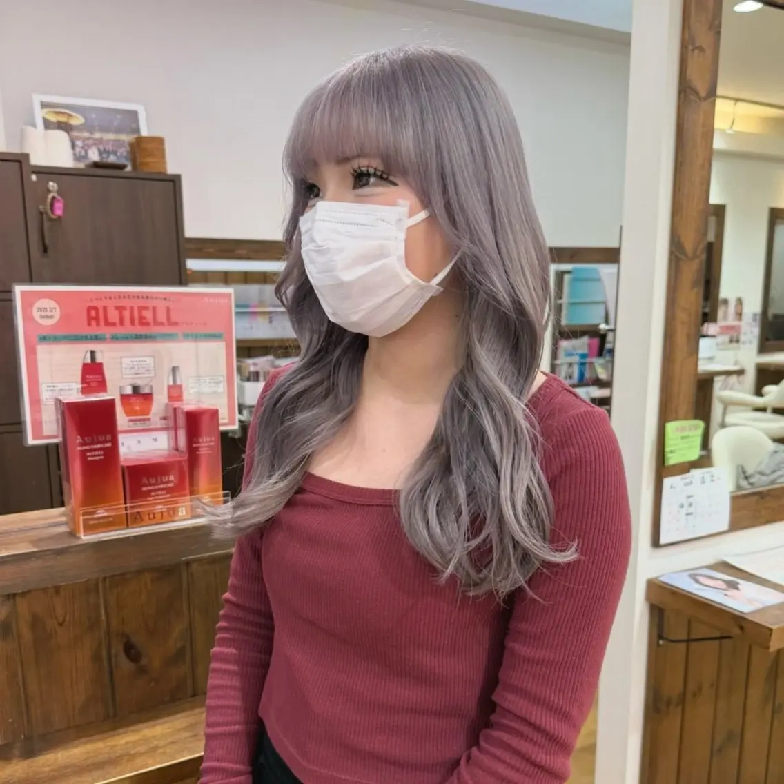ロング カラー ヘアアレンジ ブリーチ ヘアカラー 💖ダブルカラー/ ヘアセット/晴香💖のヘアスタイル