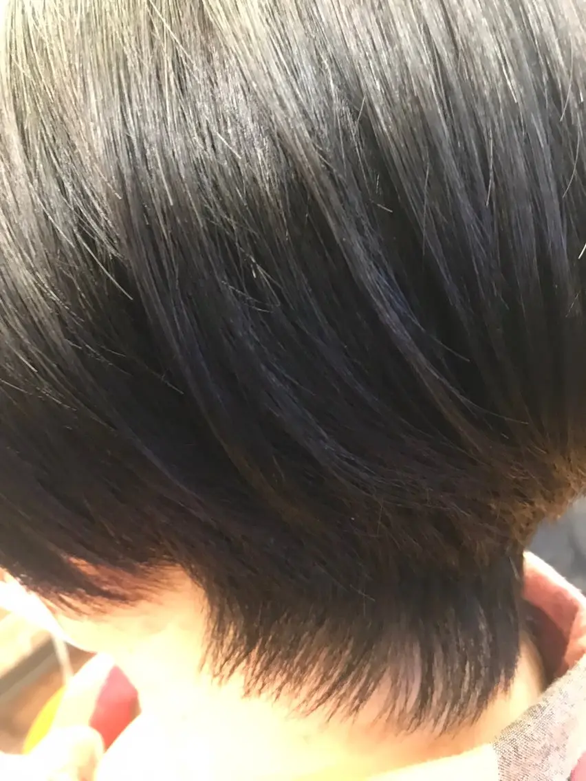 ショート カラー カット パーマ トリートメント 桧山 真のヘアスタイル