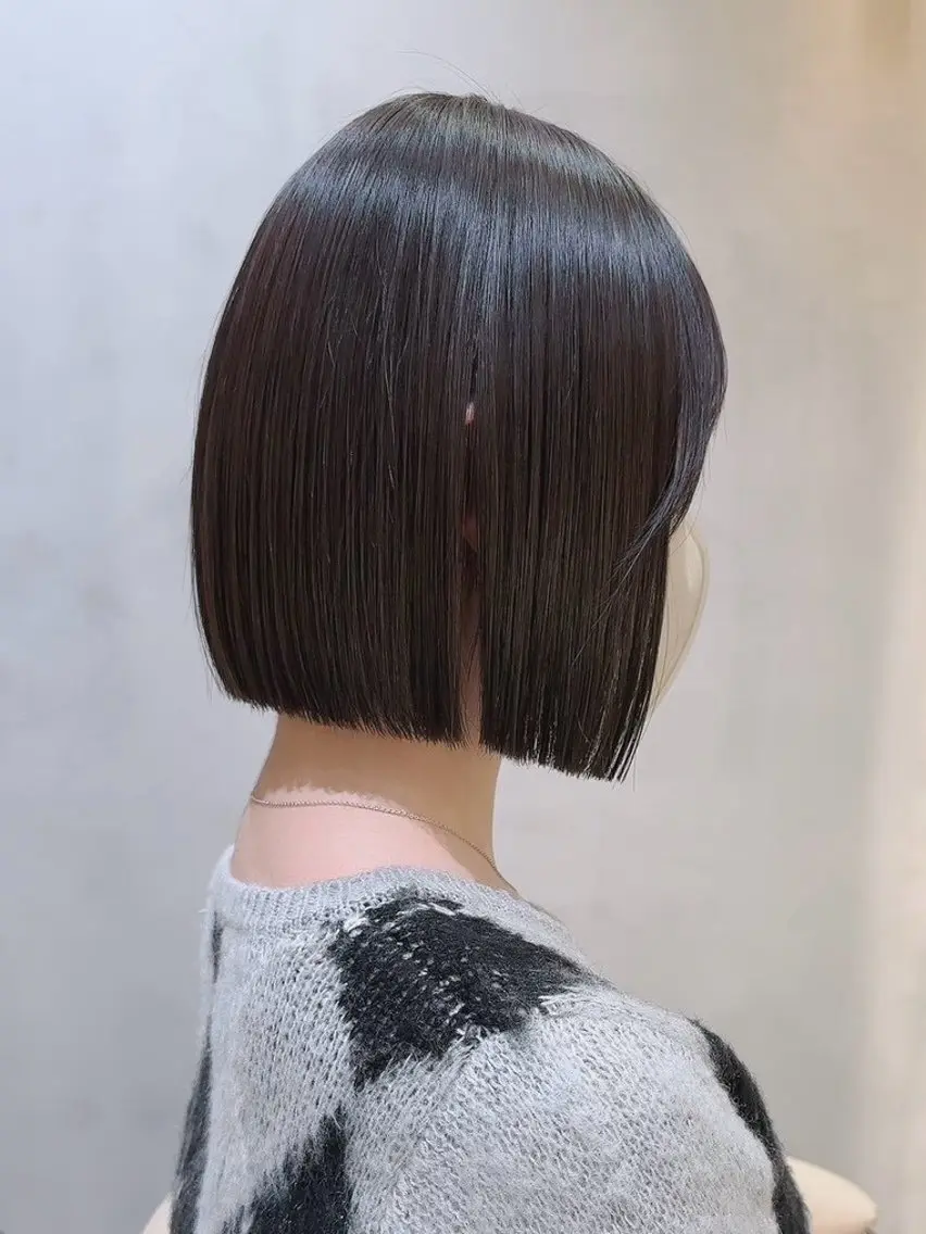 ショート カラー ヘアアレンジ カット 縮毛矯正 トリートメント 縮毛矯正🤍 盛れるボブ/ひかりのヘアスタイル