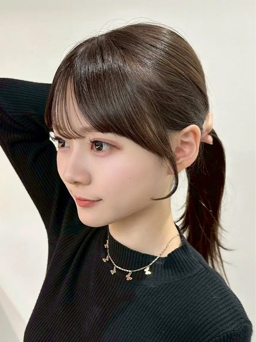 【🩵顔まわりお悩みの方🩵】前髪+顔まわりカット+スタイリング¥3,300【渋谷/顔まわり】の写真
