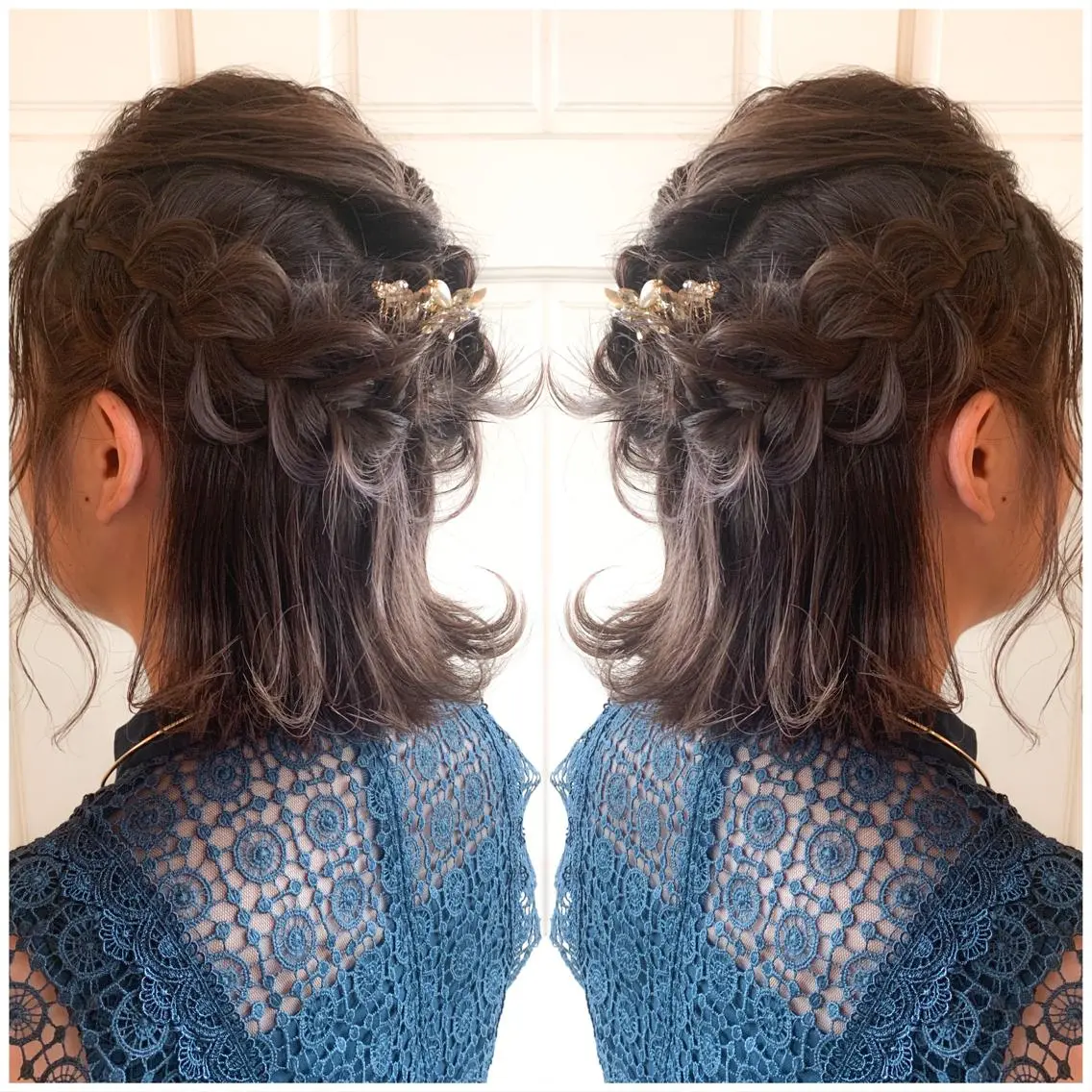 ミディアム ヘアセット ショート✨ボブ✨代表 新田見美仁のヘアスタイル