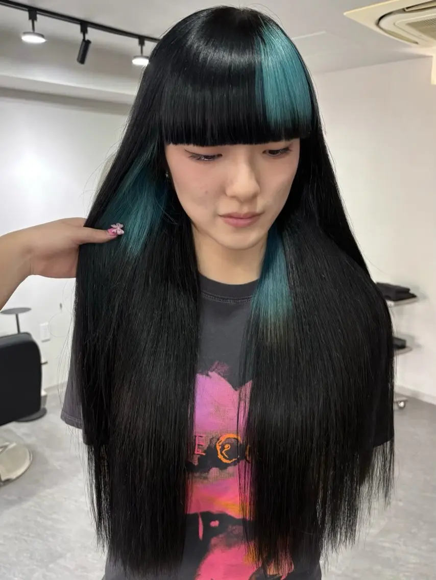 ロング カラー ヘアアレンジ ヘアカラー 🌈【🎀ヘアデザイ ナー🎀】✨ノン✨のヘアスタイル