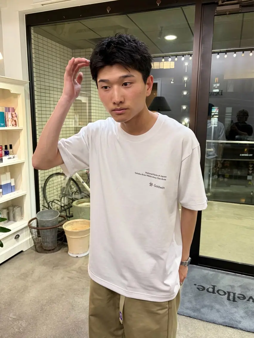 メンズ メンズショート メンズベリーショート カット 千葉 郁也のヘアスタイル