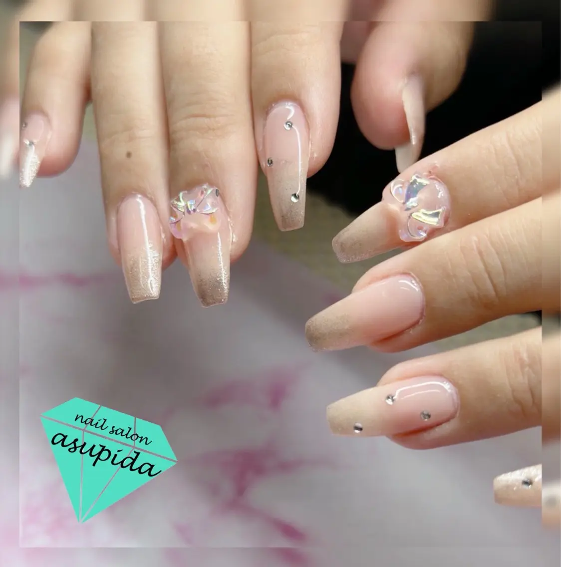 ネイル ハンドネイル nail salon asupidaのネイルデザイン