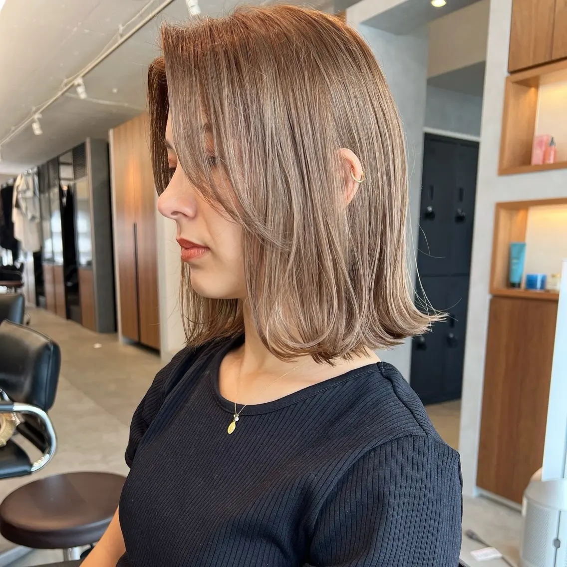 ミディアム カラー オトナヘア✂︎ 土橋　大毅のヘアスタイル