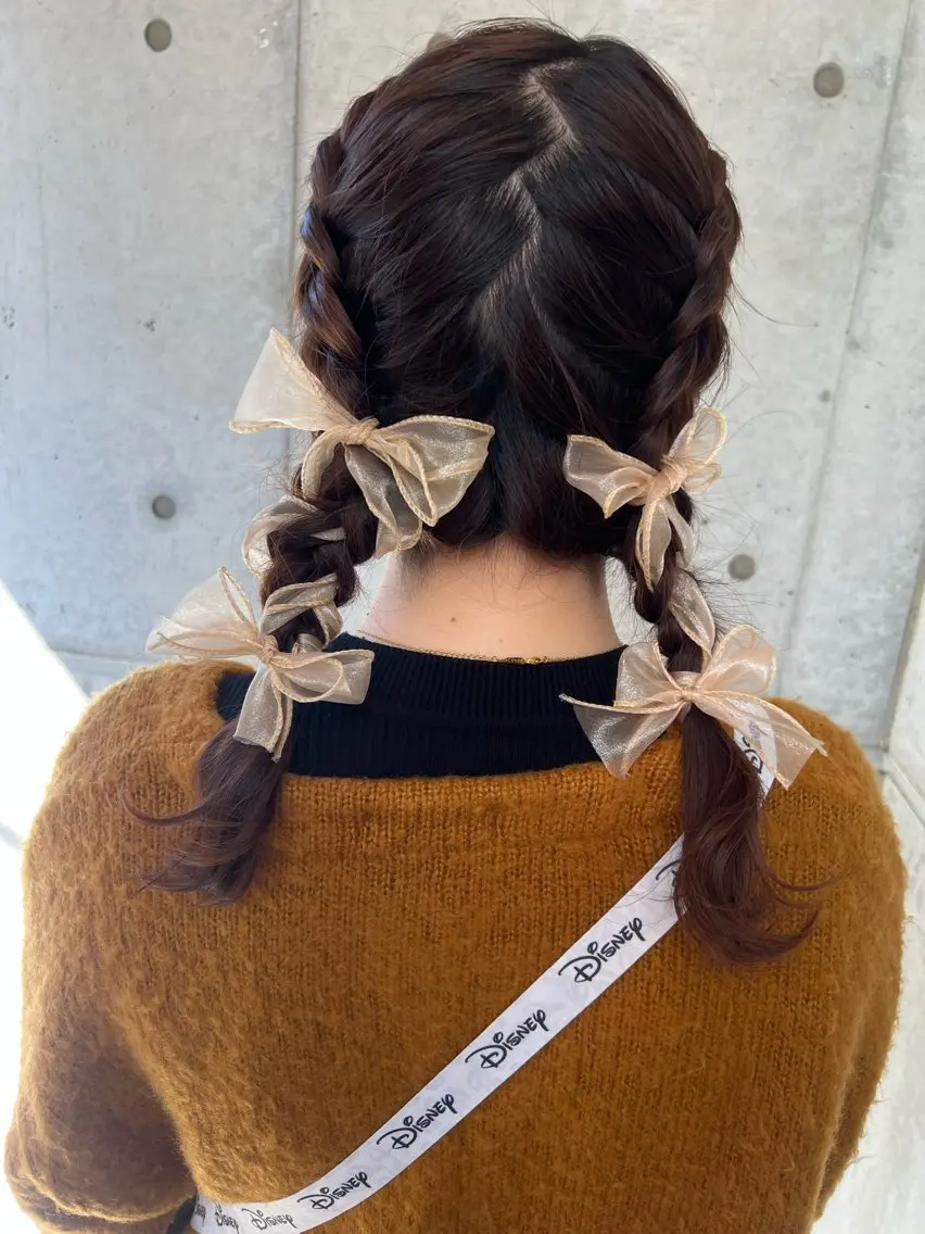 ミディアム ユカ yのヘアスタイル