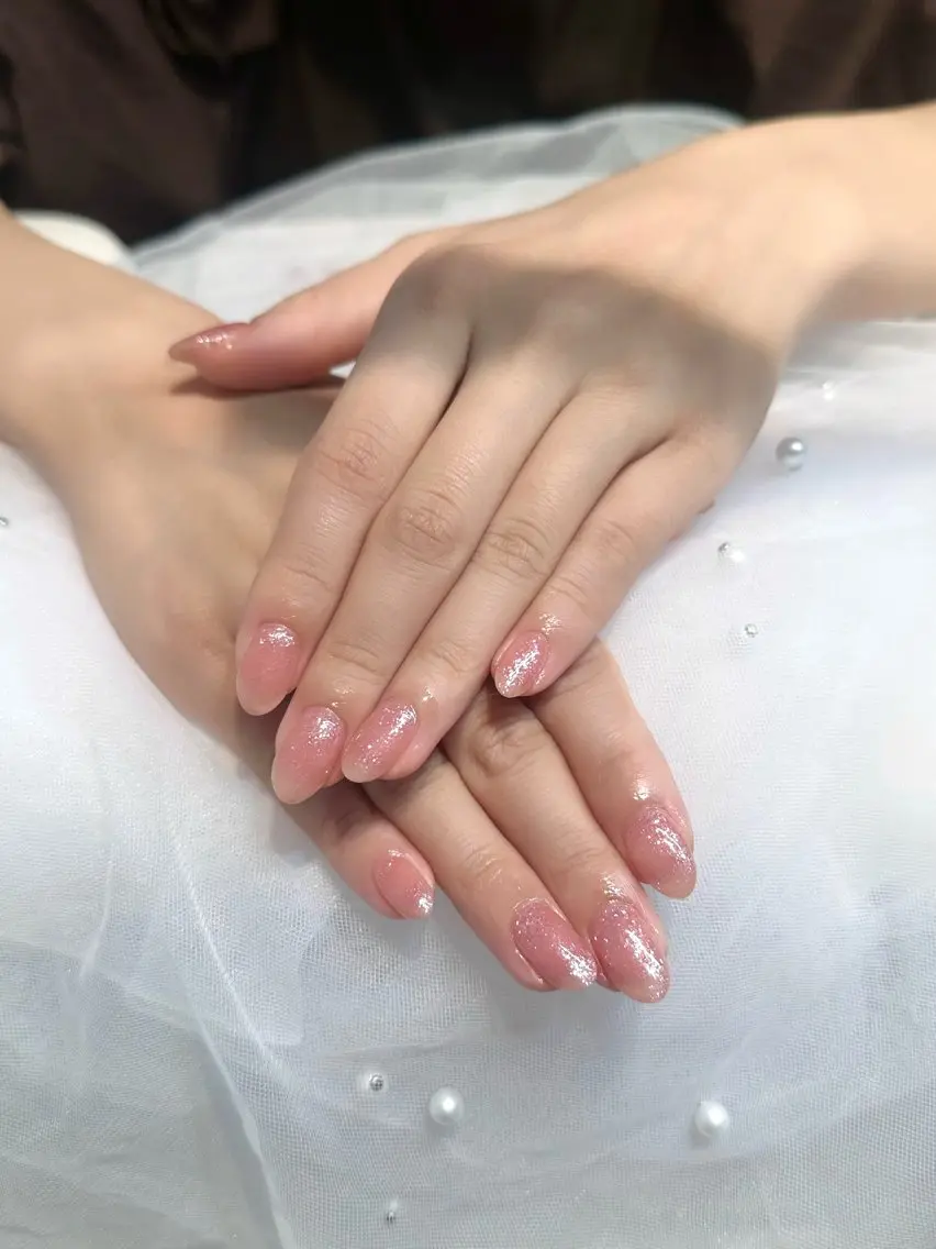 ネイル フラッシュネイル ハンドネイル ハンドケア 𝒚𝒖𝒛𝒖 ˖ ࣪⊹のネイルデザイン