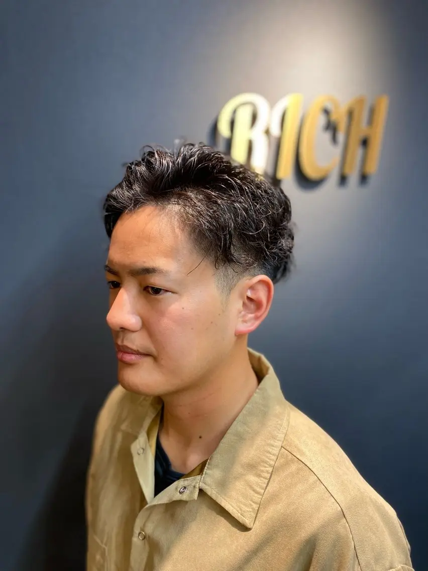 パーマ 【メンズパーマ】 山下勝勲のヘアスタイル