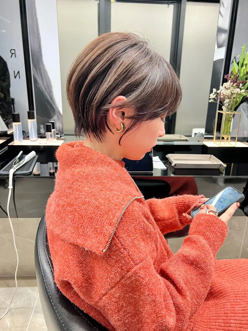 ショート カラー カット ヘアカラー 🧡ショートの達人 🧡SHOのヘアスタイル