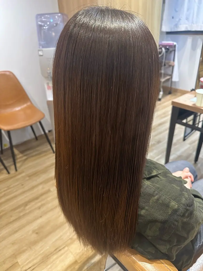 セミロング パーマ カット 縮毛矯正 トリートメント ✨✂️Nori ✂️✨のヘアスタイル