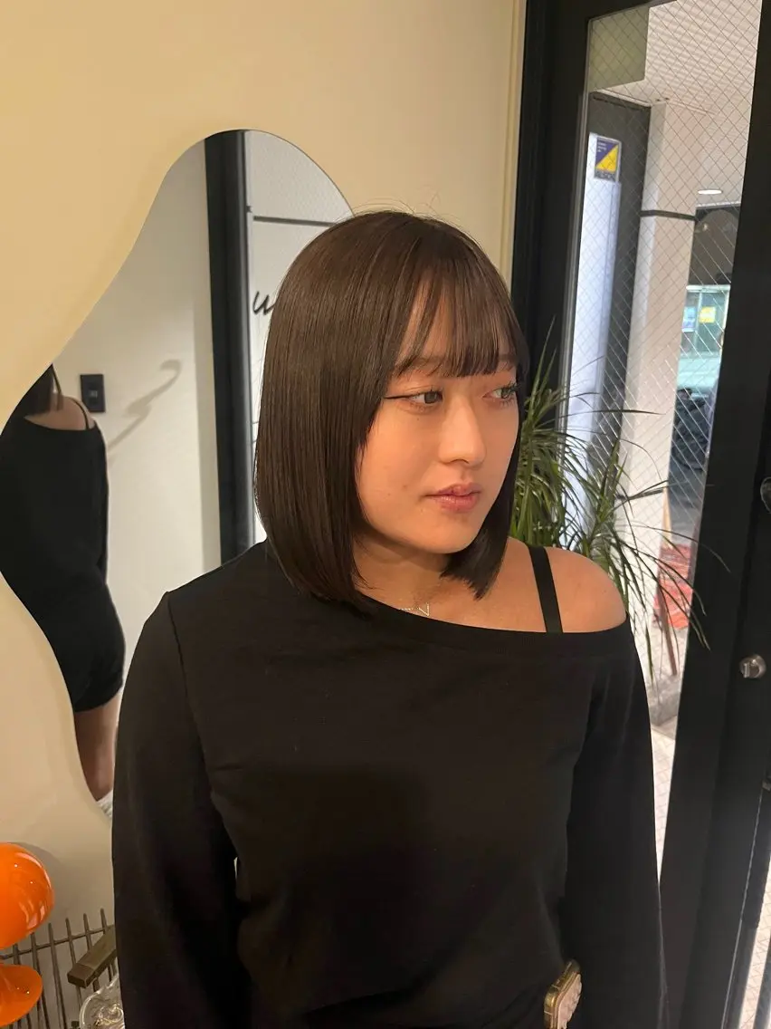 カラー 透明感カラー グレージュ ヘアカラー トリートメント 山本 彩香のヘアスタイル