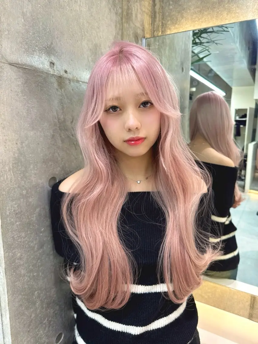 ロング ヘアカラー トリートメント ゆーだい🇰🇷韓国 🇰🇷×髪質改善のヘアスタイル