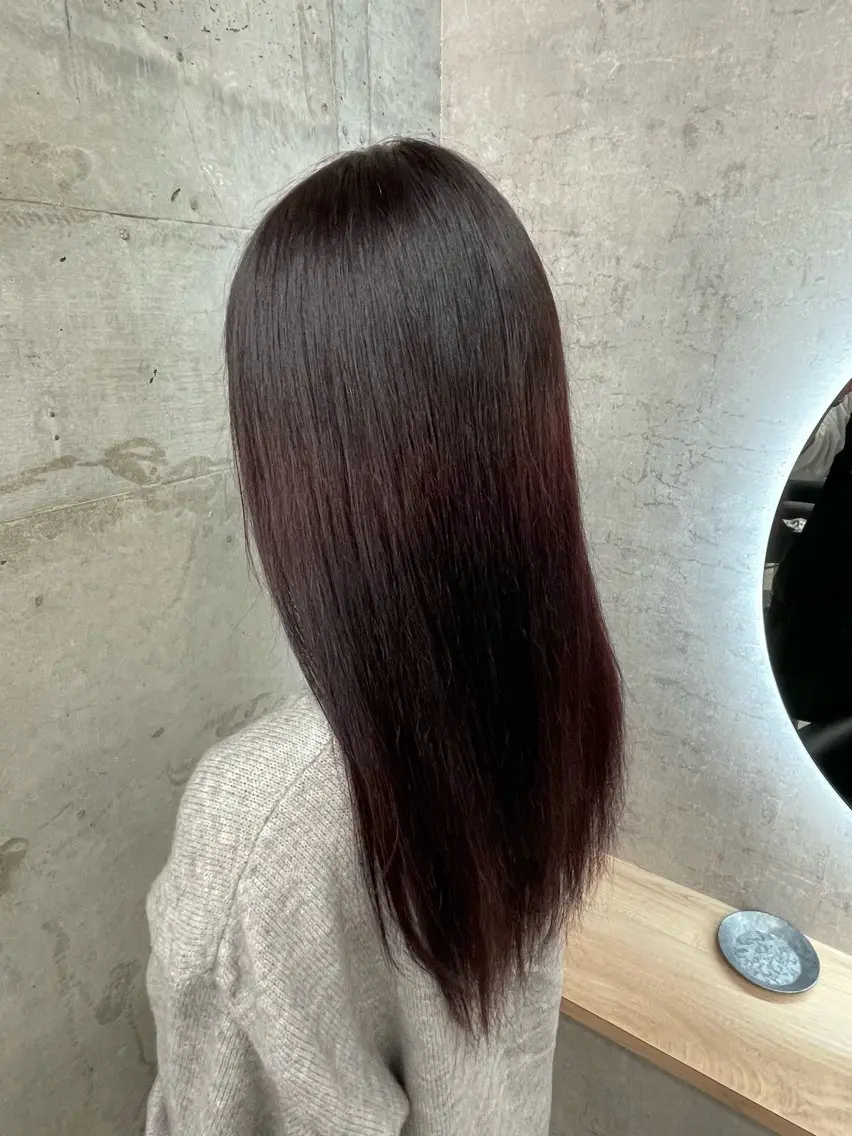 ロング 奥野JAPAN🌈 艶髪カラーのヘアスタイル