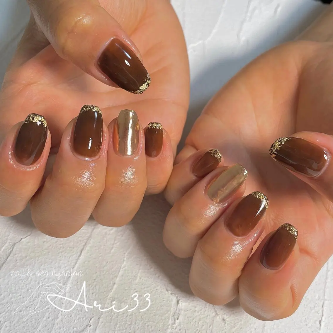 ネイル ハンドネイル プライベートサロン Ari33nailのネイルデザイン