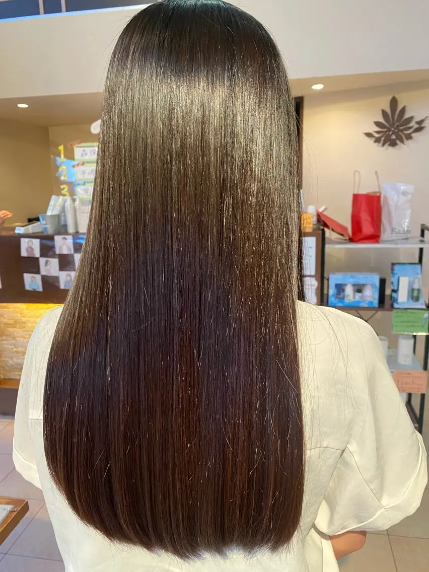 ロング カット トリートメント 横野 朱音のヘアスタイル