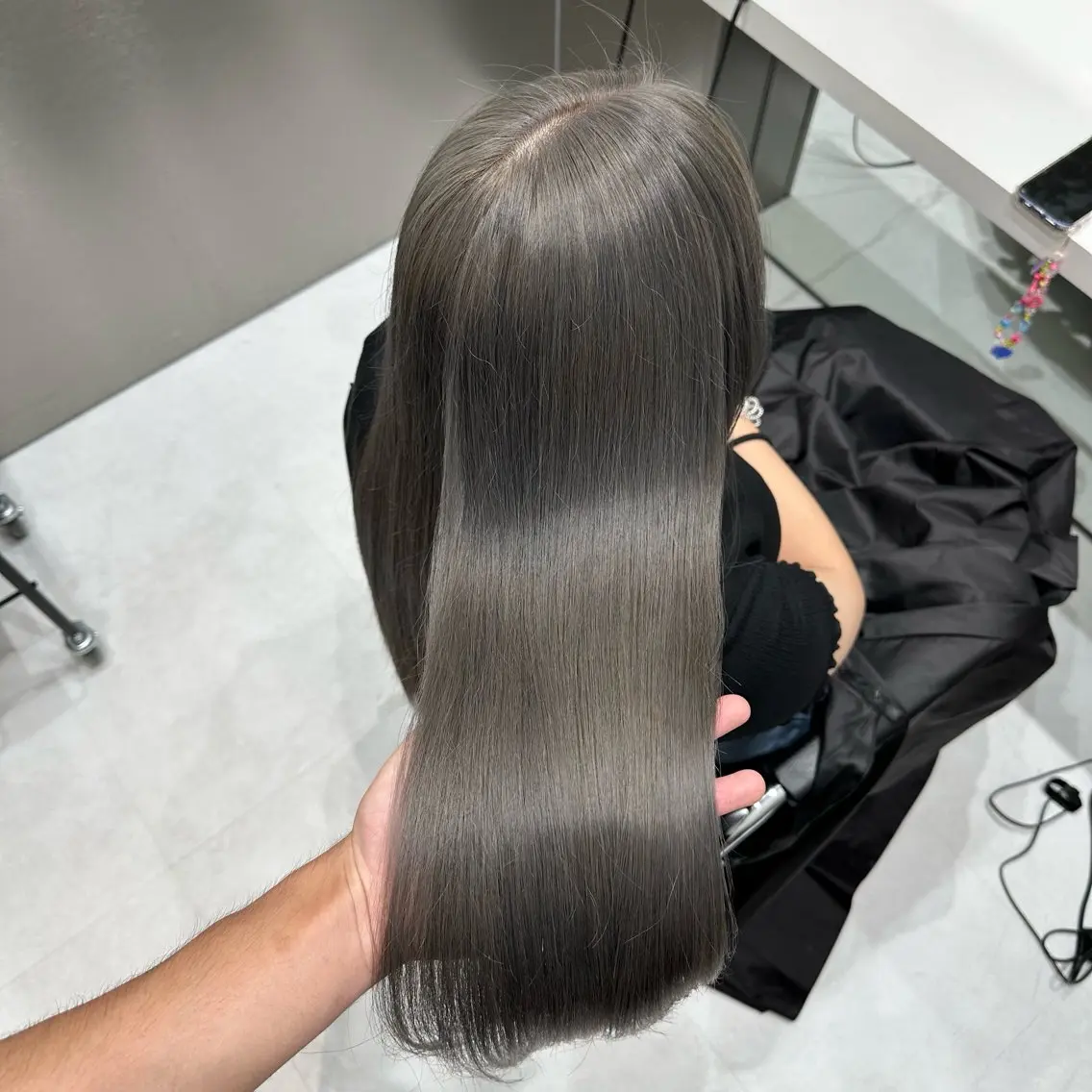 ロング カラー ヘアカラー 💫艶ハイトーン×髪 質改善💫リュウトのヘアスタイル