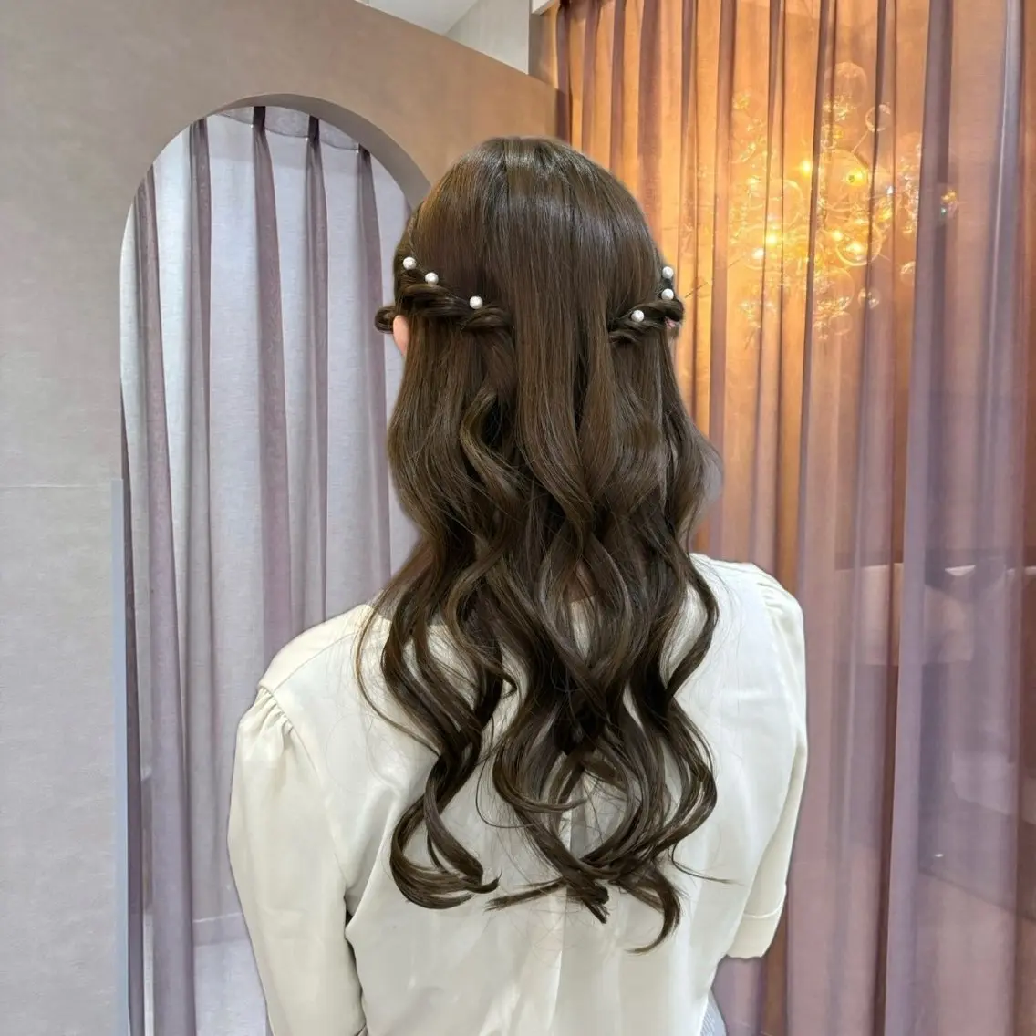 ロング ヘアアレンジ 🎀髪質改善/艶カラ ー/大宮/そら🎀のヘアスタイル