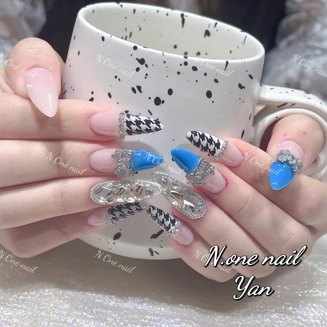 ネイル 長いだし/スカルプ/ パラシェルN.oneのネイルデザイン