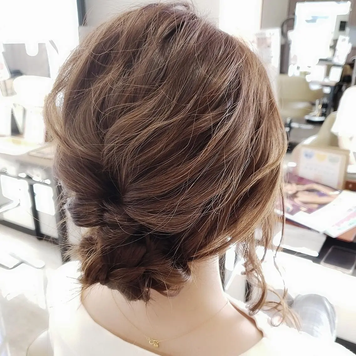 ロング ヘアアレンジ nao 艶カラー・髪質改善のヘアスタイル