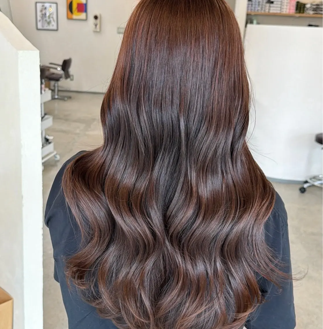 ロング ヘアカラー 💖【トレンドスタ イル】Rena💖のヘアスタイル