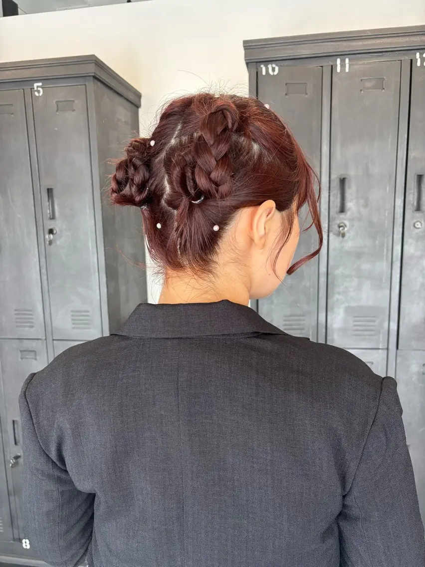 ヘアアレンジ ボブ・カラー 琴音のヘアスタイル