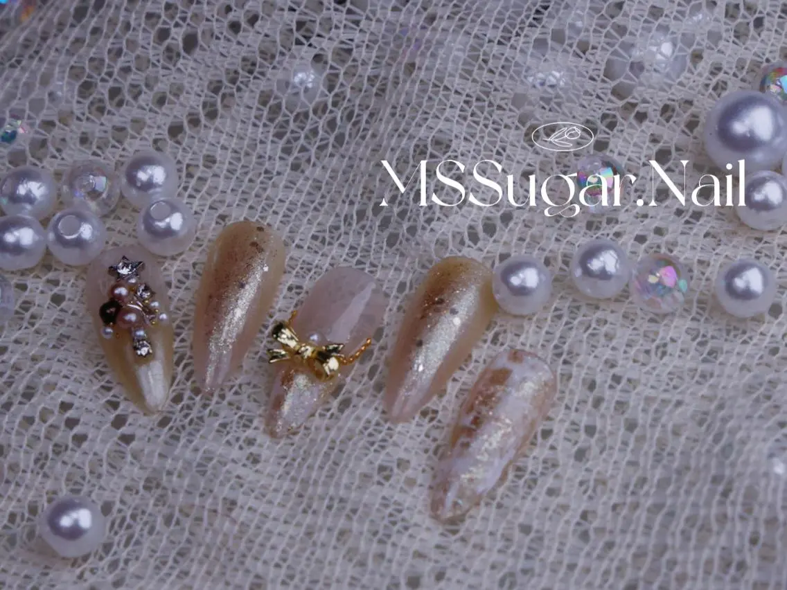 ネイル ハロウィン ロングネイル マグネットネイル スカルプネイル ネイルチップ ハンドネイル MSSugar Nailのネイルデザイン