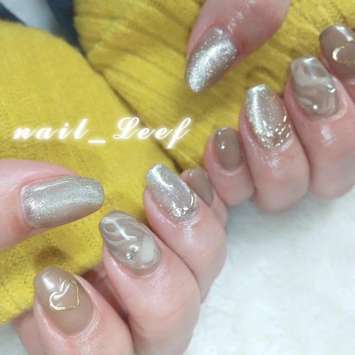 ネイル ハンドネイル kahosan 𓆉のネイルデザイン