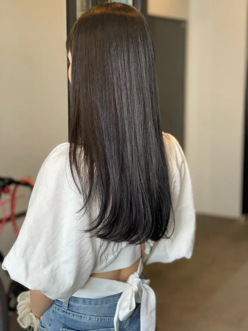 セミロング 𓇼透明感カラー𓇼 フジノ ケイ 🫧のヘアスタイル
