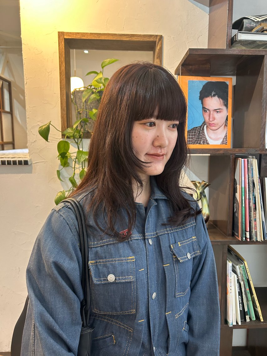 ミディアム カット ヘアカラー トリートメント MOMOKA💫 YARD【学芸大学】のヘアスタイル