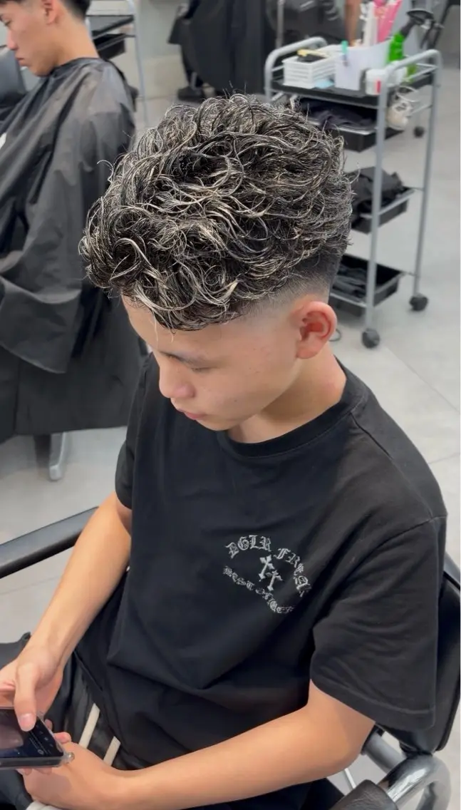 パーマ メンズ メンズ専門サロン 田上 優人のヘアスタイル