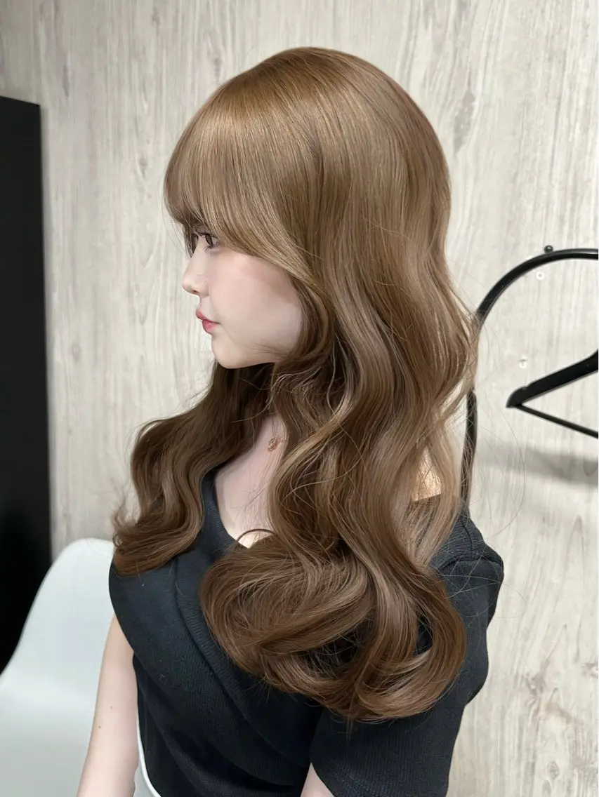 ロング 韓国風ヘア lafit kaede/韓国ヘアのヘアスタイル