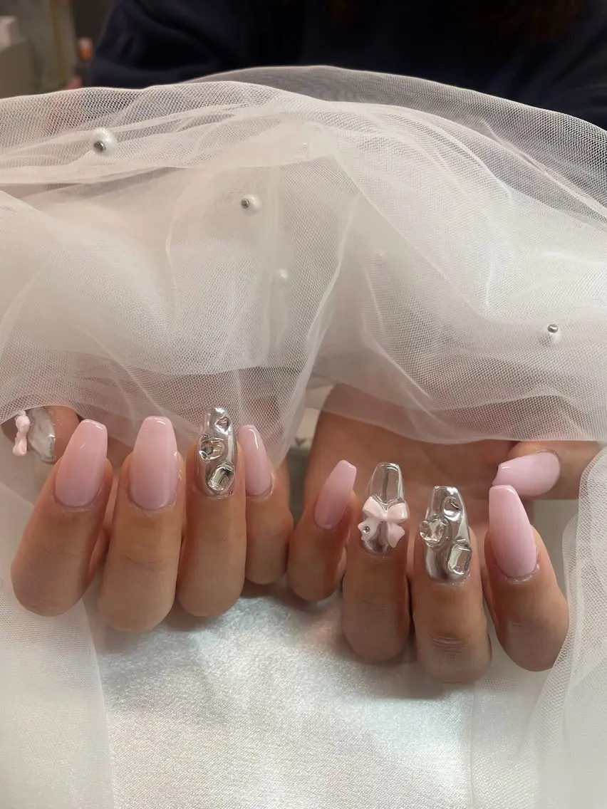 ネイル 持ち込み Pawtique Yunaのネイルデザイン