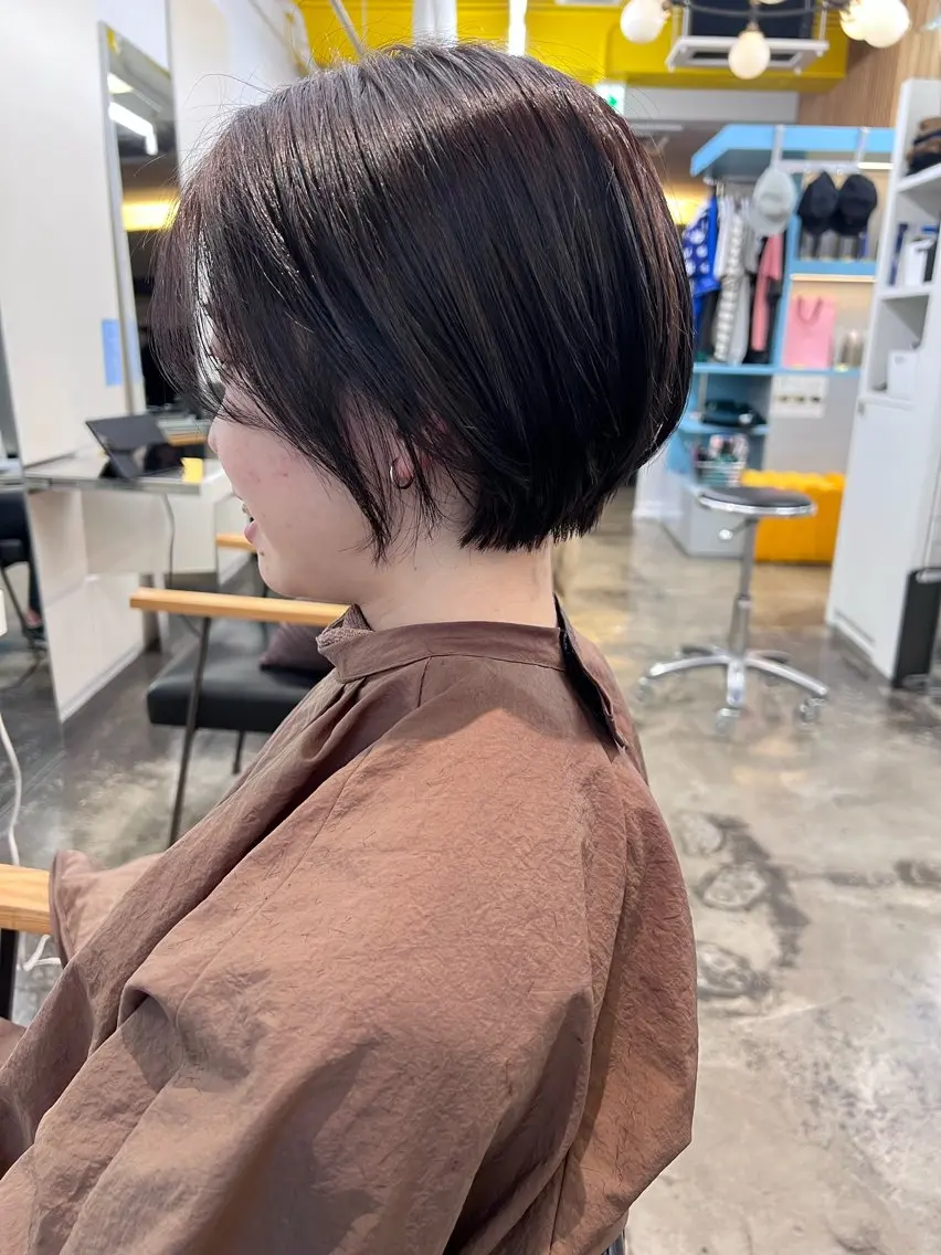 ショート カット ヘアセット chamoのヘアスタイル