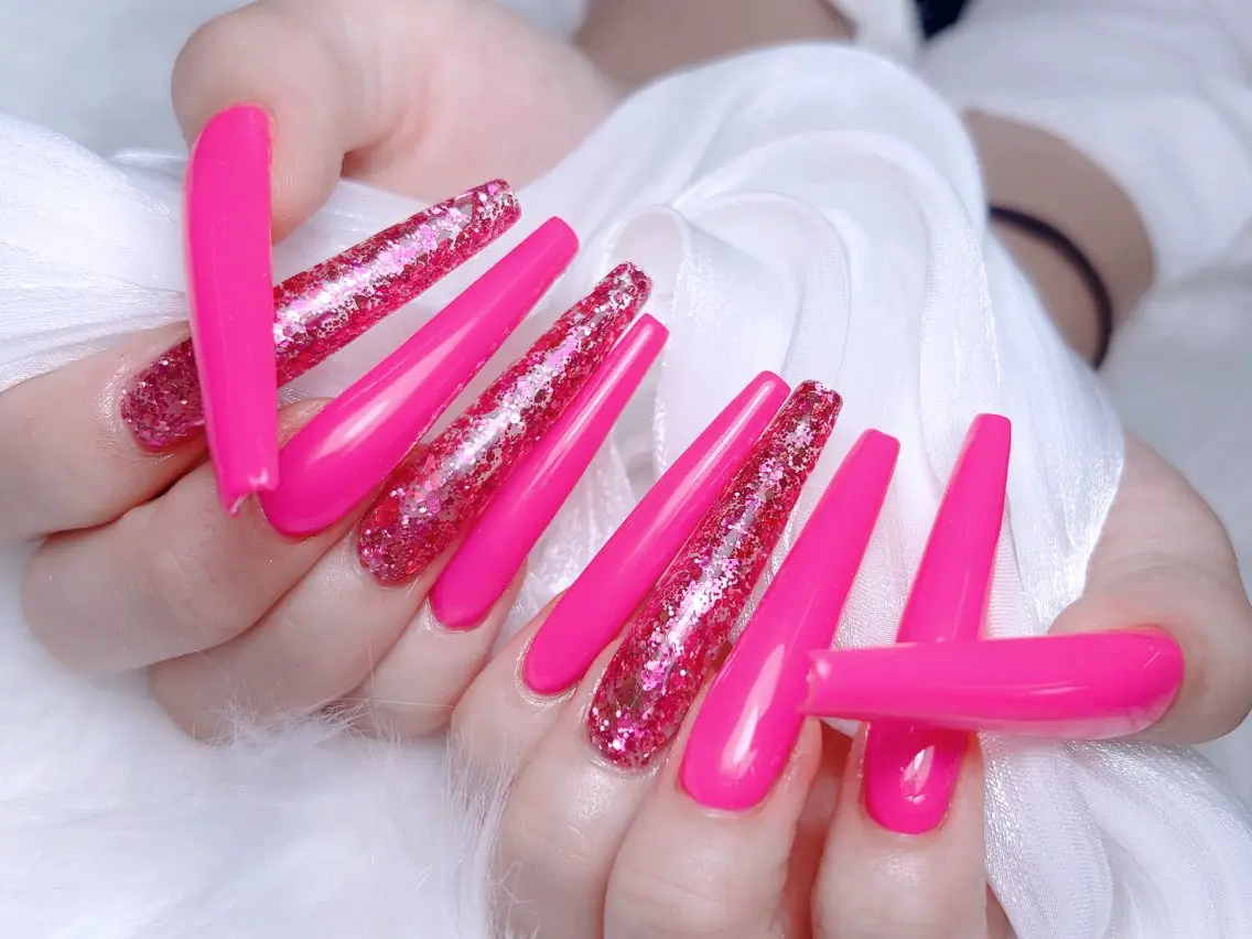 ネイル ハンドネイル M🌷nail 長さだし専門店のネイルデザイン