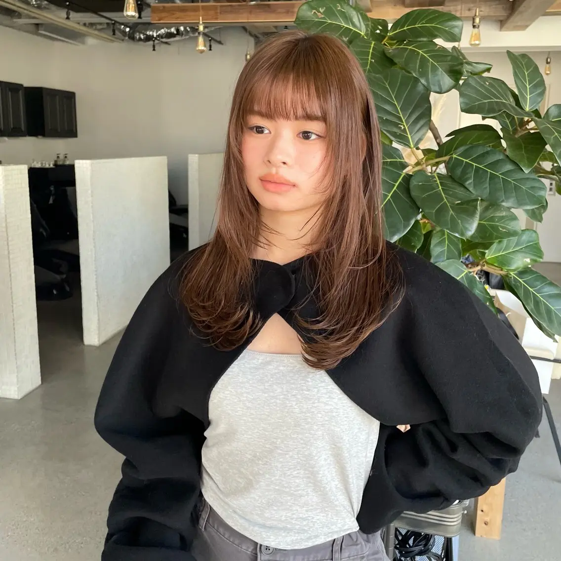 ロング 松井 涼馬のヘアスタイル