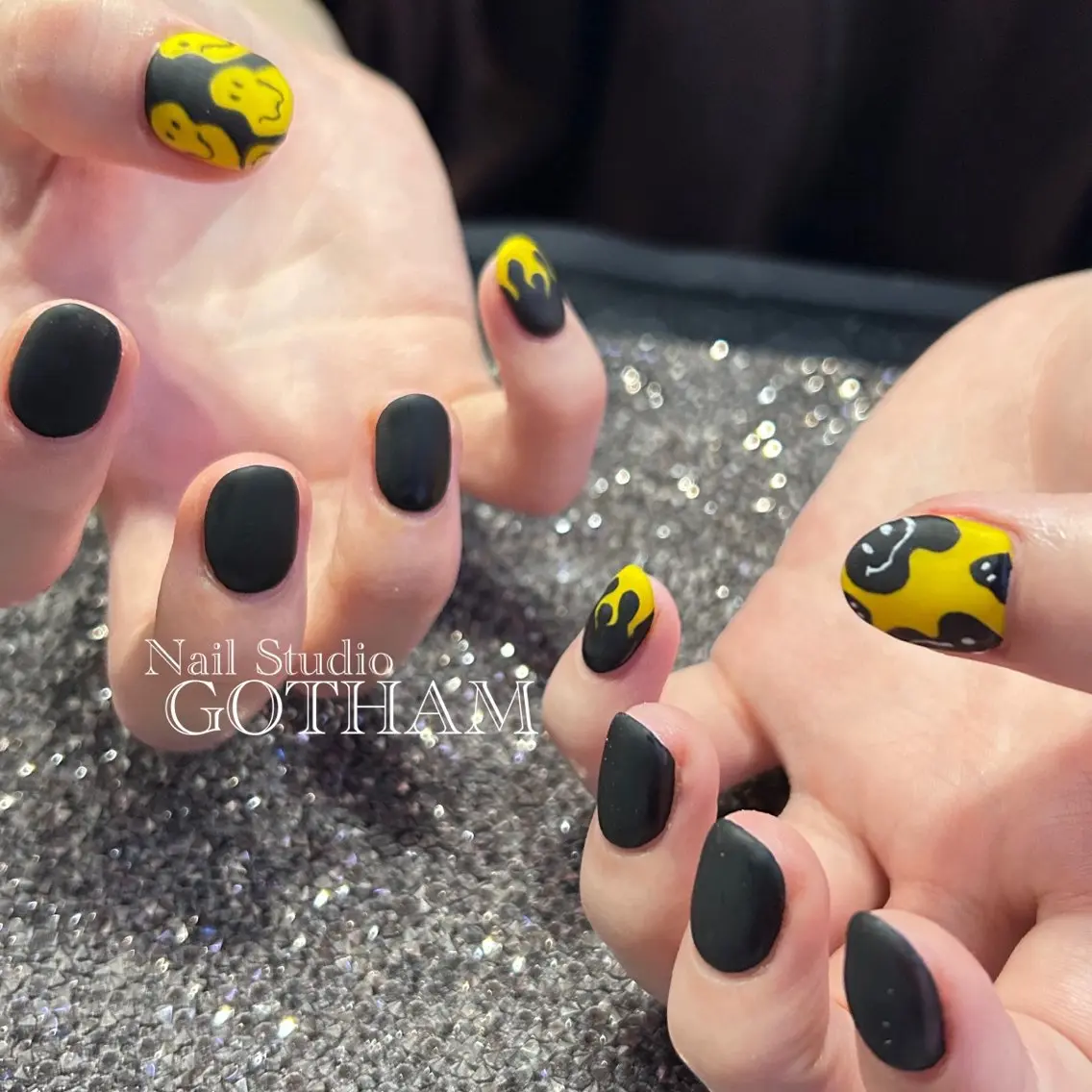 ネイル アートネイル ハンドネイル 高円寺駅からすぐ🌈 ネイルGOTHAMのネイルデザイン